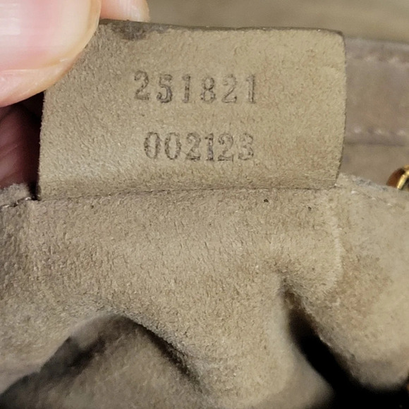 GUCCI GG vintage brown lizard small mini flap shoulder crossbody bag cha… - Picture 12 of 12